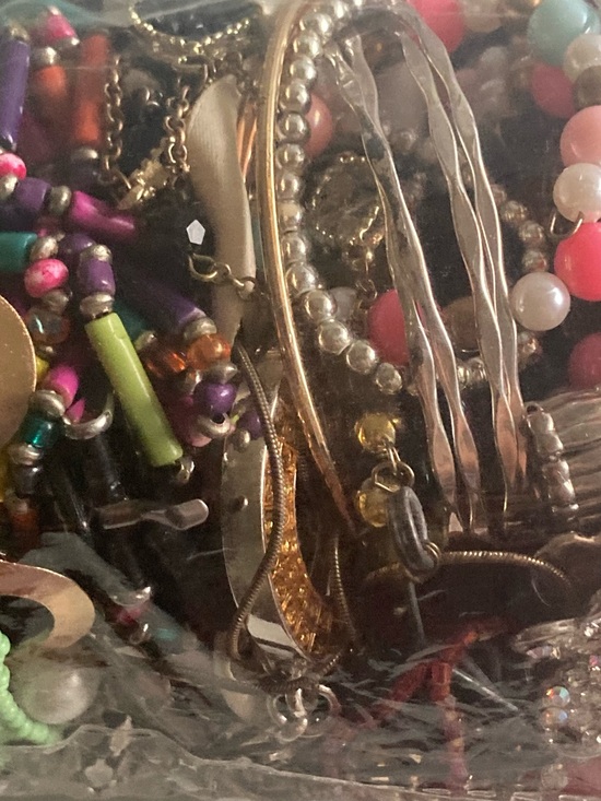 Jewelry - Assorted Mixed jewelry lot necklaces bracelet etc wearable and craft